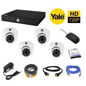 Kit 4 Cámaras Domo + DVR 8 Canales + 1TB