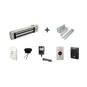 Kit Electroimán + Soporte ZL + Control de Acceso