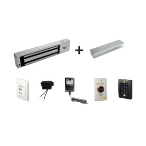 Kit Electroimán + Soporte U + Control de Acceso