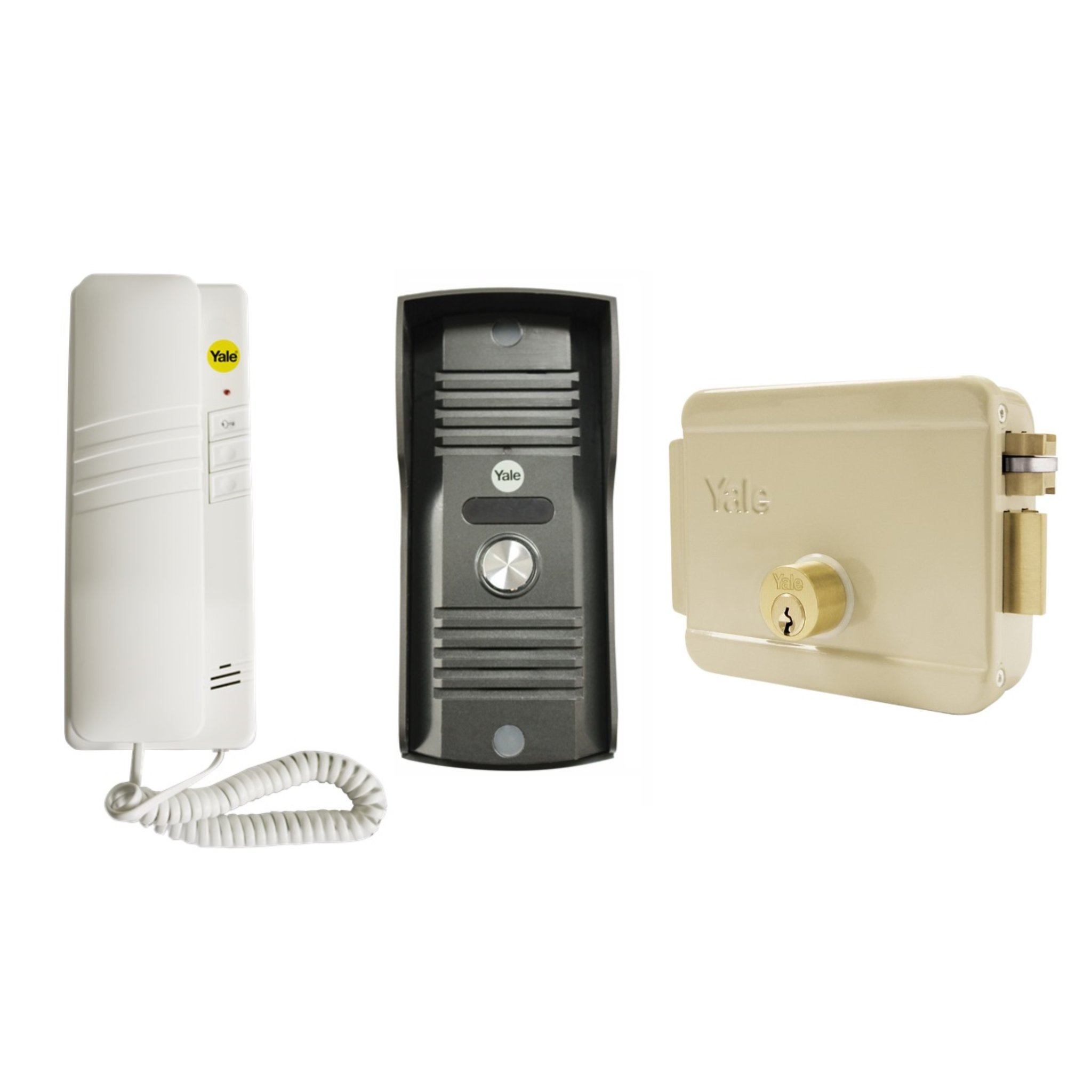 Kit Cerradura Eléctrica 670 + Intercomunicador + Portero